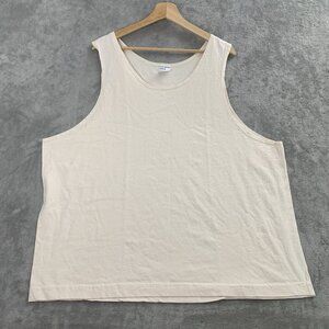 Everybody World Shirt Mens 2XL Tubular Tank Top Cotton Scour Unisex Casual Basic